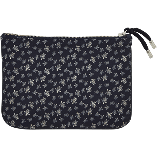 Bags Estampado - Estuche con cremallera con estampado Micro Ronde des Tortues, Azul marino back Bags Estampado - Estuche con cremallera con estampado Micro Ronde des Tortues, Azul marino back