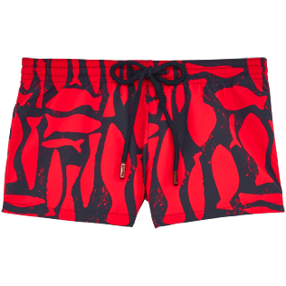 Mujer Autros Estampado - Pantalón corto recto con estampado Silex Fishes, Amapola front Mujer Autros Estampado - Pantalón corto recto con estampado Silex Fishes, Amapola front