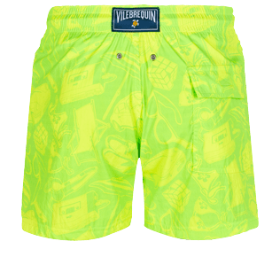 男款 Stretch classic 印制 - 男士 1987 Objets Cultes 弹力泳装 , Neon green back 男款 Stretch classic 印制 - 男士 1987 Objets Cultes 弹力泳装 , Neon green back