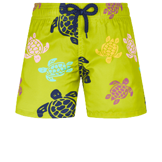 Boys Others Printed - Boys Swimwear Ultra-light and packable Ronde Des Tortues Multicolore, Matcha front view