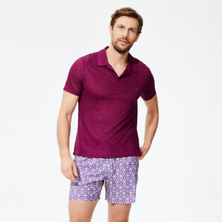 Homme AUTRES Uni - Polo en Jersey de Lin homme uni, Kerala frontworn Homme AUTRES Uni - Polo en Jersey de Lin homme uni, Kerala frontworn