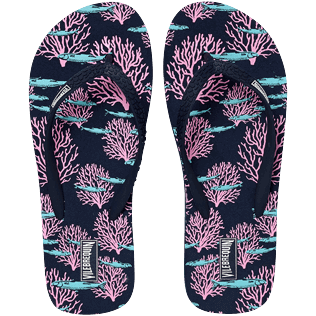 Women Others Printed - Women Flip Flops Coral & Fish, Navy front Women Others Printed - Women Flip Flops Coral & Fish, Navy front