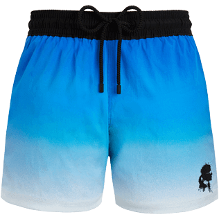 Hombres Corte Clásico Estampado - Bañador Superflex con estampado Karl Lagerfeld, Oceano front Hombres Corte Clásico Estampado - Bañador Superflex con estampado Karl Lagerfeld, Oceano front