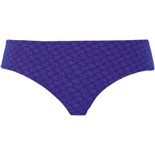 Mujer Braguitas Liso - Braguitas de bikini de talle medio con estampado Micro Turtles para mujer, Mar azul front Mujer Braguitas Liso - Braguitas de bikini de talle medio con estampado Micro Turtles para mujer, Mar azul front