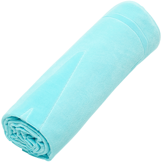 Altri Unita - Telo mare in spugna tinta unita Jacquard, Lazulii blue front Altri Unita - Telo mare in spugna tinta unita Jacquard, Lazulii blue front