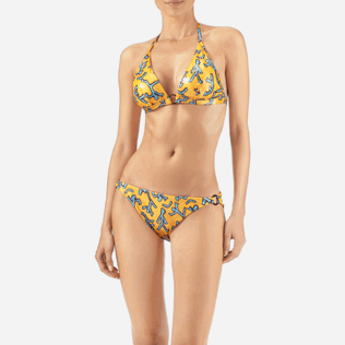 Femme Bas Imprimé - Bas de maillot Danse du Feu, Curcuma supp1 Femme Bas Imprimé - Bas de maillot Danse du Feu, Curcuma supp1