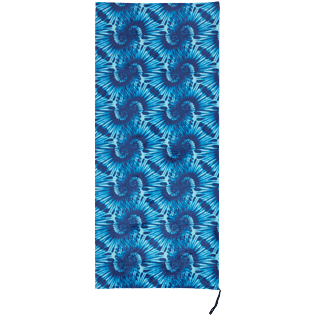 Altri Stampato - Telo mare Nautilus Tie And Dye, Azzurro vista frontale