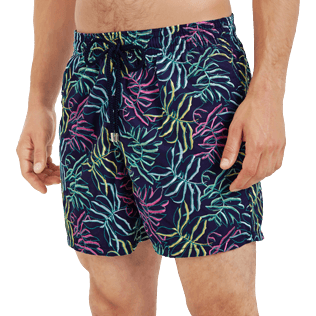 Hombre Clásico Bordado - Bañador con bordado Jungle para hombre - Edición Limitada, Midnight blue supp1 Hombre Clásico Bordado - Bañador con bordado Jungle para hombre - Edición Limitada, Midnight blue supp1