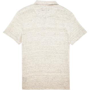 Men Others Solid - Men Linen Jersey Polo shirt Solid, Heather grey back Men Others Solid - Men Linen Jersey Polo shirt Solid, Heather grey back