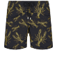 Men Embroidered Embroidered - Men Embroidered Swim Shorts Lobsters - Limited Edition, Black front view