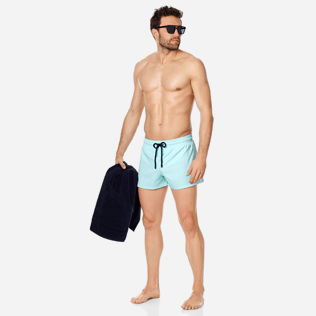 Homme CLASSIQUE COURT Uni - Maillot de Bain Homme Court et Ajusté Stretch Uni, Acqua supp2 Homme CLASSIQUE COURT Uni - Maillot de Bain Homme Court et Ajusté Stretch Uni, Acqua supp2
