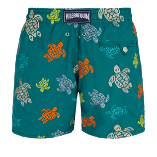 Hombre Clásico Bordado - Bañador con bordado Ronde des Tortues para hombre - Edición Limitada, Pinos back Hombre Clásico Bordado - Bañador con bordado Ronde des Tortues para hombre - Edición Limitada, Pinos back