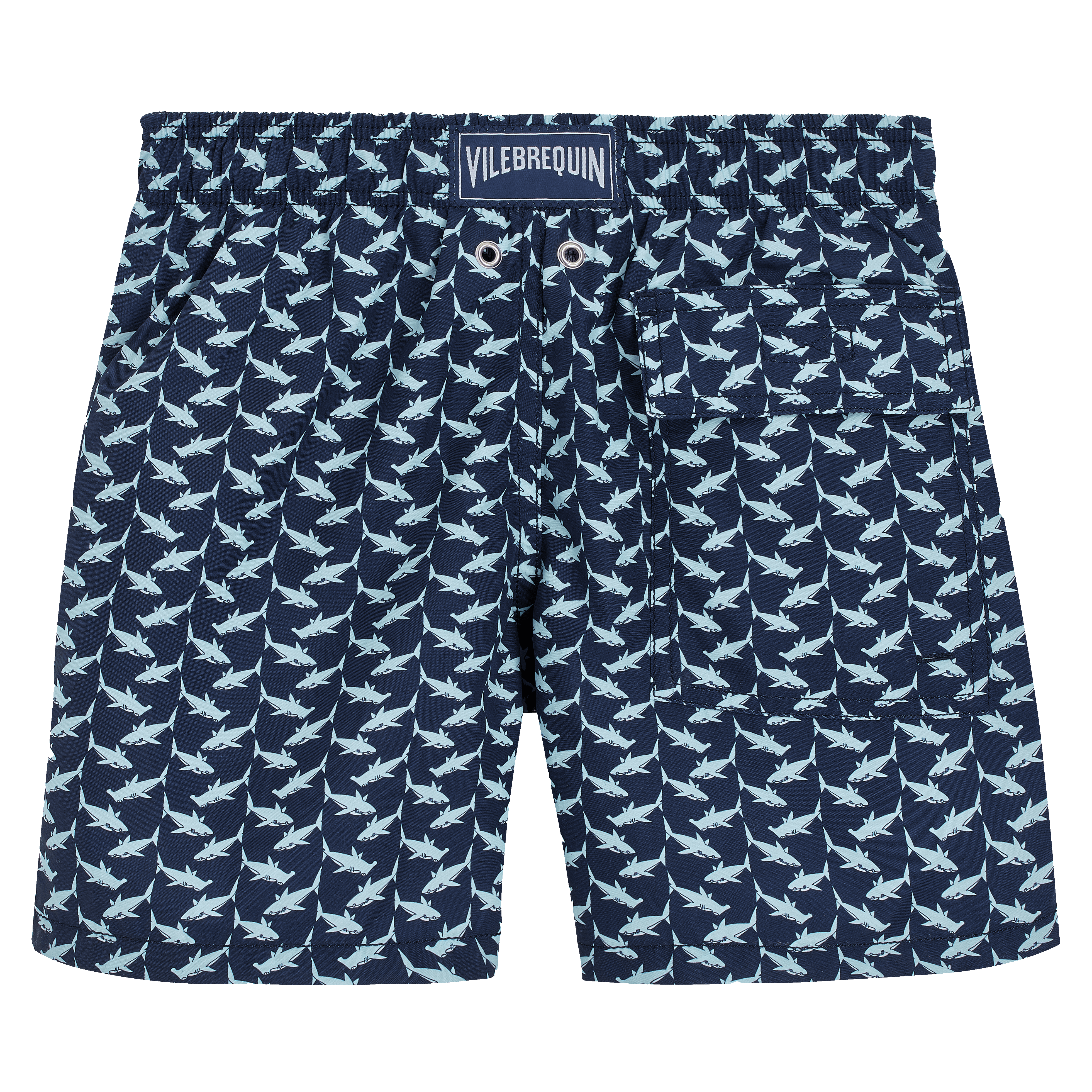 Boys Swim Trunks Net Sharks Vilebrequin Kids Swimwear