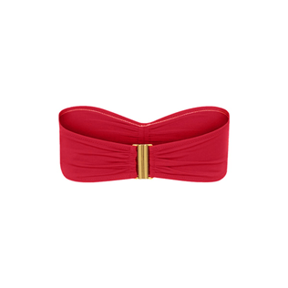 Women Bandeau Solid - Women Bikini Top Solid, Strawberry back Women Bandeau Solid - Women Bikini Top Solid, Strawberry back