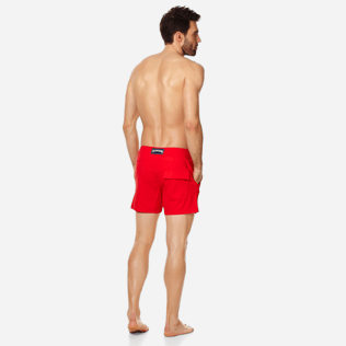 Homme CEINTURE PLATE Uni - Maillot de bain Homme Court Stretch Ceinture Plate Prince de Galles, Rouge medicis backworn Homme CEINTURE PLATE Uni - Maillot de bain Homme Court Stretch Ceinture Plate Prince de Galles, Rouge medicis backworn