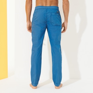 男款 Others 纯色 - Men Jogging Gabardine Pants, Ming blue backworn 男款 Others 纯色 - Men Jogging Gabardine Pants, Ming blue backworn