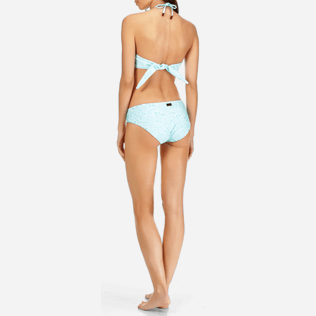 Mujer Bottoms Estampado - Braguitas de bikini con estampado Hypnotic Turtles para mujer, Laguna backworn Mujer Bottoms Estampado - Braguitas de bikini con estampado Hypnotic Turtles para mujer, Laguna backworn