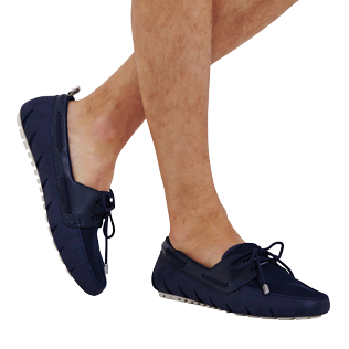 Men Others Solid - Men Water Shoes Loafers Laced Solid, Navy backworn Men Others Solid - Men Water Shoes Loafers Laced Solid, Navy backworn