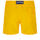 男款 Others 纯色 - 男士纯色泳裤, Yellow 后视图