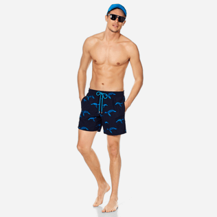 Homme BRODES Brodé - Maillot de Bain Homme Broderie Origami Turtles - Édition Limitée, Bleu nuit supp2 Homme BRODES Brodé - Maillot de Bain Homme Broderie Origami Turtles - Édition Limitée, Bleu nuit supp2