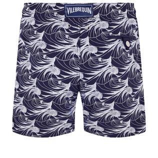 男款 Classic 绣 - 男士 Waves 泳裤, Sapphire 后视图