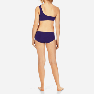 Mujer Braguitas Liso - Braguitas de bikini con estampado Solid Water para mujer, Amatista backworn Mujer Braguitas Liso - Braguitas de bikini con estampado Solid Water para mujer, Amatista backworn