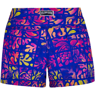 Donna Altri Stampato - Shorts mare donna elasticizzati Phuket, Blu mare back Donna Altri Stampato - Shorts mare donna elasticizzati Phuket, Blu mare back