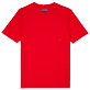 Hombre Autros Liso - Camiseta de algodón orgánico de color liso para hombre, Peppers vista frontal
