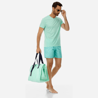 Men Others Solid - Men Mercerized Cotton T-Shirt V-neck Solid, Mint supp2 Men Others Solid - Men Mercerized Cotton T-Shirt V-neck Solid, Mint supp2