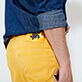 Homme AUTRES Uni - Pantalon homme 5 poches Lyocell, Curry vue de détail 4