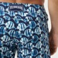 Uomo Altri Stampato - Costume da bagno uomo con cintura piatta stretch Batik Fishes, Blu marine dettagli vista 2