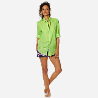 Andere Uni - Unisex Solid Hemd aus Baumwollschleier, Grass green supp7 Andere Uni - Unisex Solid Hemd aus Baumwollschleier, Grass green supp7