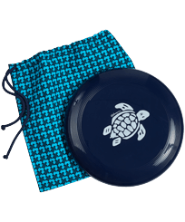Frisbee Blu marine vista frontale