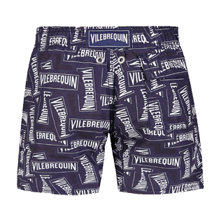Boys Others Printed - Boys swimtrunks Vilebrequin Labels, Navy back Boys Others Printed - Boys swimtrunks Vilebrequin Labels, Navy back