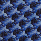 Herren Andere Bedruckt - Chambray-Hemd Waves für Herren, Marineblau drucken