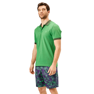 男款 Others 纯色 - 男士纯色棉质 Polo 衫, Pepper frontworn 男款 Others 纯色 - 男士纯色棉质 Polo 衫, Pepper frontworn