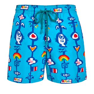Men Classic Printed - Men Swimwear Totem - Vilebrequin x JCC+ - Limited Edition, Swimming pool front Men Classic Printed - Men Swimwear Totem - Vilebrequin x JCC+ - Limited Edition, Swimming pool front