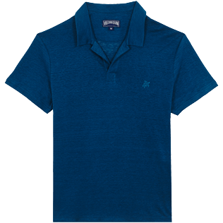 Uomo Altri Unita - Polo uomo in jersey di lino tinta unita, Goa front Uomo Altri Unita - Polo uomo in jersey di lino tinta unita, Goa front