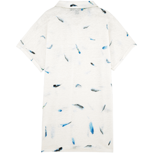 Women Polos Printed - Blue Breath Jersey Polo, White back Women Polos Printed - Blue Breath Jersey Polo, White back