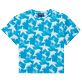 Niños Autros Estampado - Camiseta de algodón con estampado Clouds para niño, Hawaii blue vista frontal