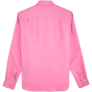 Homme AUTRES Uni - Chemise en Lin Homme Unie, Jacinthe back Homme AUTRES Uni - Chemise en Lin Homme Unie, Jacinthe back