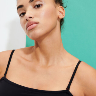 Women One piece Solid - Women Bustier One-piece Swimsuit Solid, Black supp6 Women One piece Solid - Women Bustier One-piece Swimsuit Solid, Black supp6