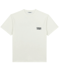 Hombre Autros Estampado - Camiseta con estampado LA/St-Tropez para hombre - Vilebrequin x Highsnobiety, Blanco vista frontal