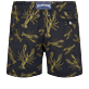 男款 Embroidered 绣 - 男士 Lobsters 刺绣泳裤 - 限量款, Black 后视图