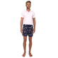 Der Look für herren: Badeshorts Coral and Turtles, front Der Look für herren: Badeshorts Coral and Turtles, front