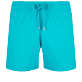 Uomo Altri Unita - Costume da bagno uomo elasticizzato tinta unita, Blu curacao vista frontale