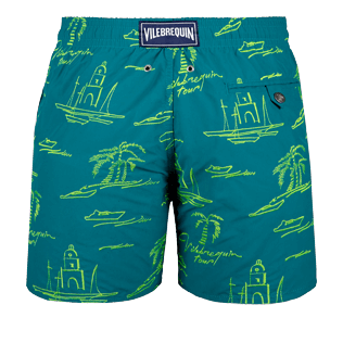 Men Embroidered Embroidered - Men Embroidered swimtrunks St Tropez - Limited Edition, Pine wood back Men Embroidered Embroidered - Men Embroidered swimtrunks St Tropez - Limited Edition, Pine wood back