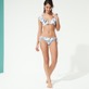 Women Classic brief Printed - Women Bikini Bottom Mini Brief to be tied Cherry Blossom, Sea blue details view 2