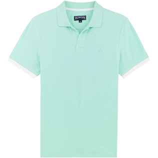 Homme AUTRES Uni - Polo en Piqué de Coton Homme Uni, Menthe front Homme AUTRES Uni - Polo en Piqué de Coton Homme Uni, Menthe front