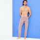 Hombre Autros Liso - Pantalones de pana estrechos en el tobillo para hombre, Murasaki detalles vista 1